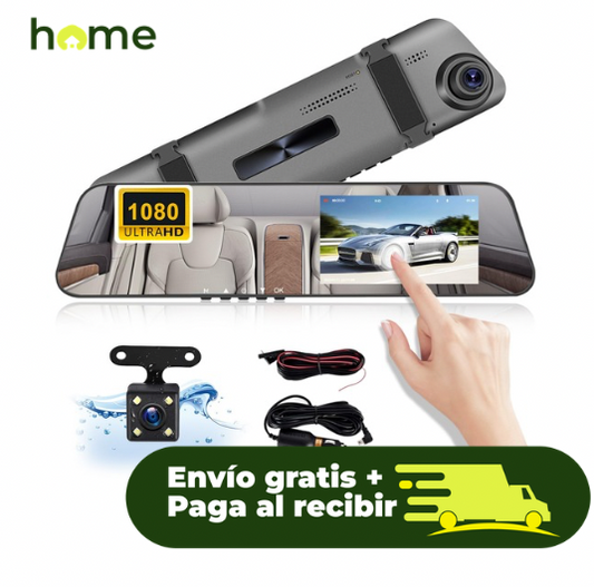 Retrovisor Full HD con Camara Trasera